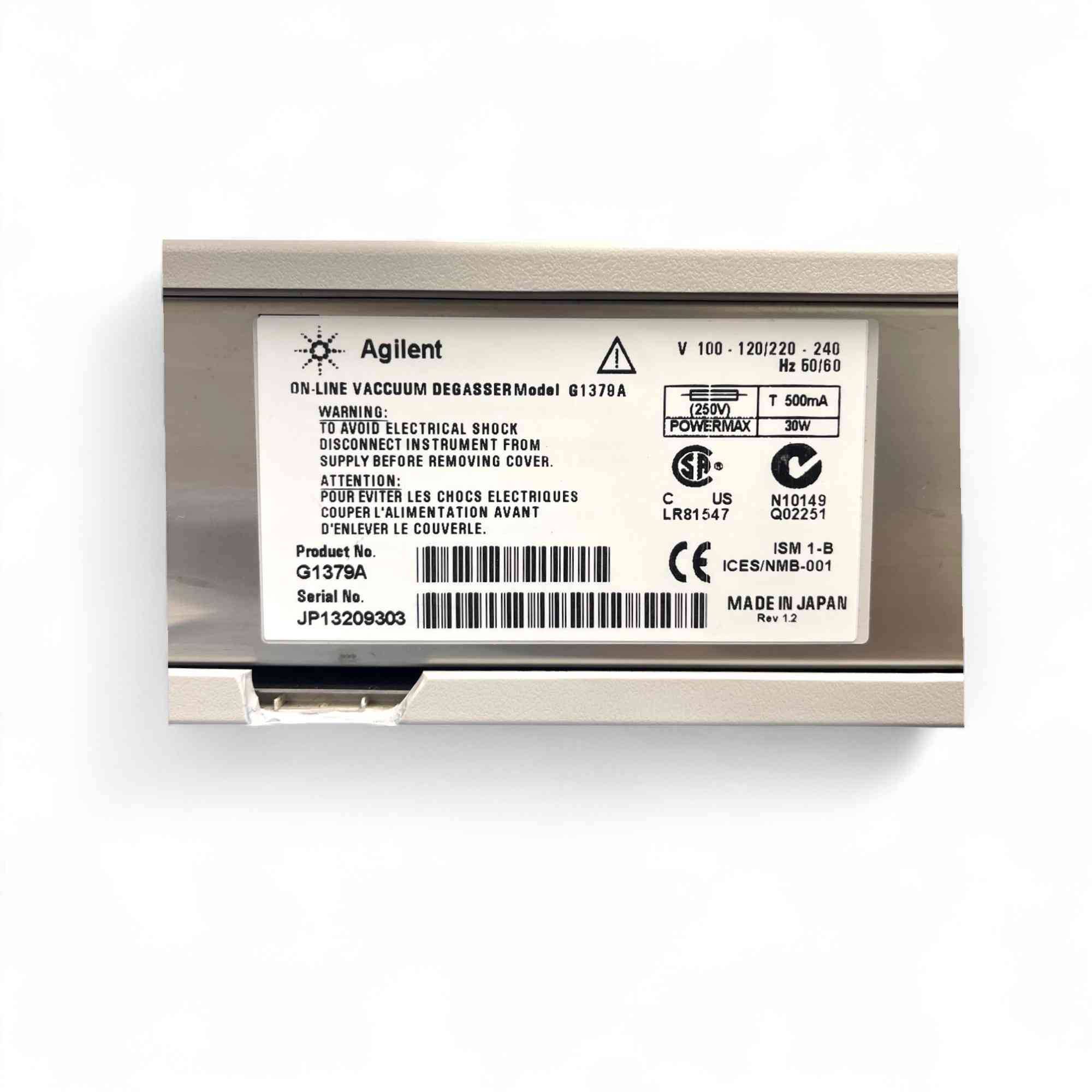 Agilent 1100 Series G1379A Degasser – Refurbished thumbnail 2