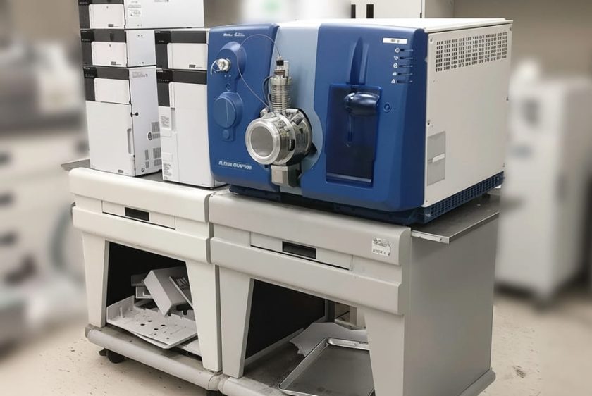 SCIEX QTRAP 5500 triple quadrupole mass spectrometer for quantitative analysis